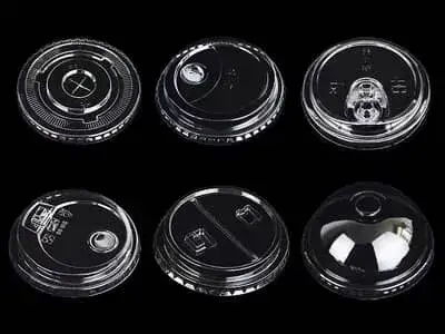 Крышки для стаканов из ПЭТ, РПЭТ, БОПС