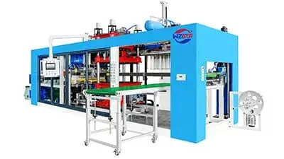 3 Station Vacuum Forming Machine (PET/PS/PVC/PP Mixed PE)