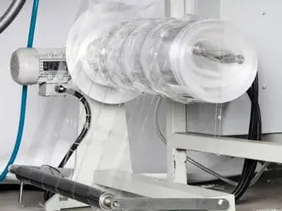 Узел намотки отходов 